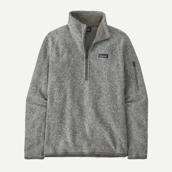 Patagonia Gray Quarter-Zip Fleece Pullover Better Sweater - Picture 1 of 8